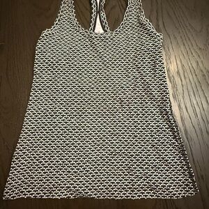 Lululemon Black and White Women's Tank Top